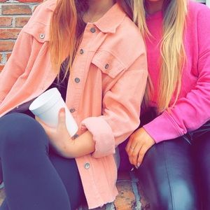 Silt Boutique corduroy button up shacket